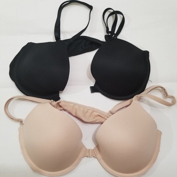 Victoria's Secret Other - Victora's Secrets bras (2 bras) in black and nude colors, both 36B